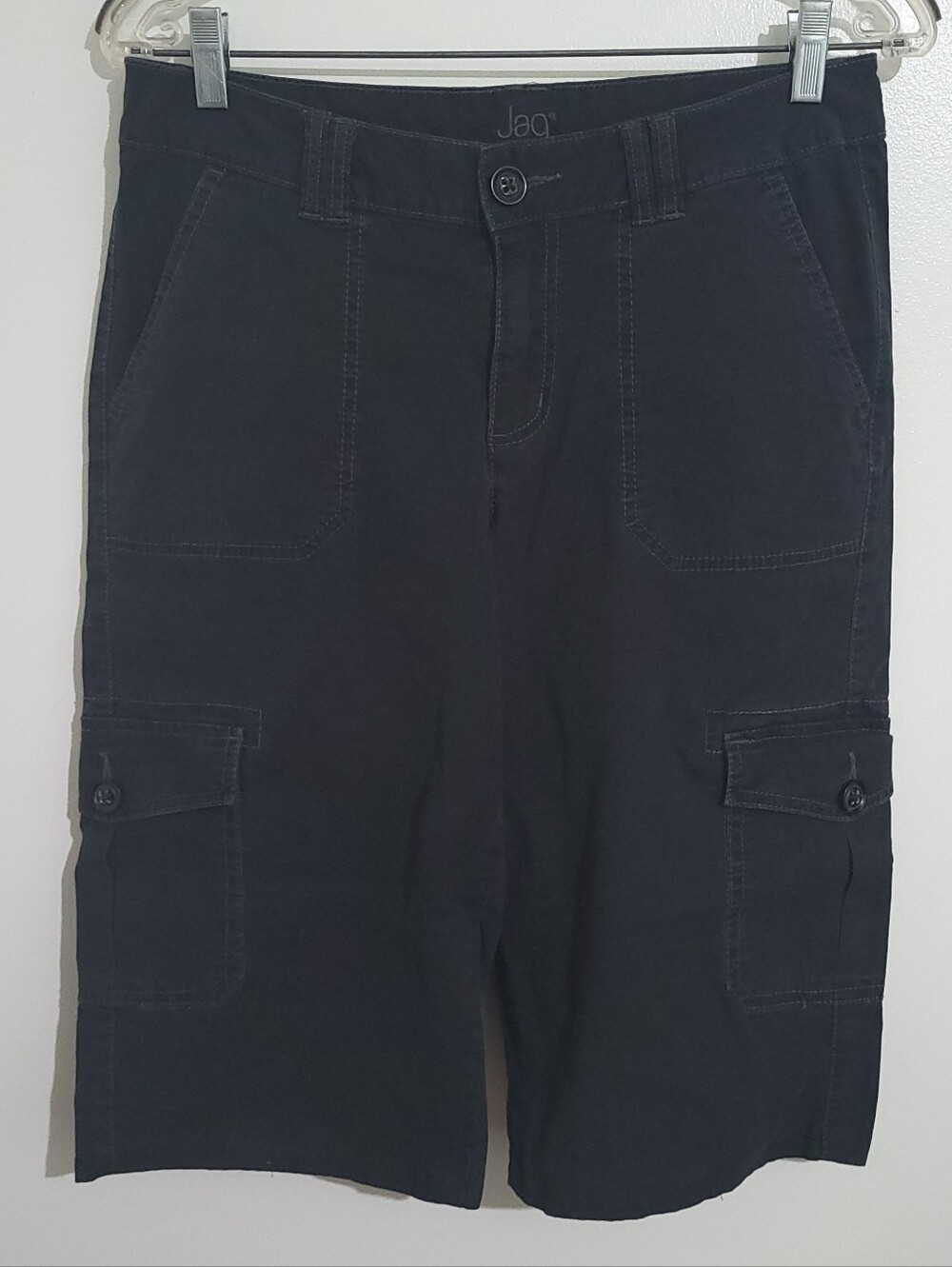 Jag Jeans Cargo Bermuda Shorts Black Size 10